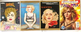 4 Madonna Comic Book Set 1990 2011 Vintage Rare Oop Vogue Erotica Take A Bow