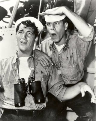 Dean Martin & Jerry Lewis Black & White Photo 514 Handsome Sailors