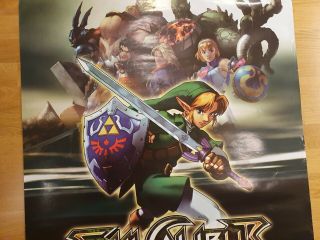 Soul Calibur II 2 Nintendo Gamecube Poster Store Display Sign Zelda Link 4