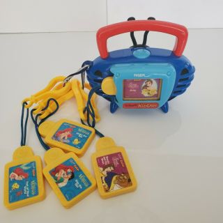 Vintage 2002 Disney Kid Clips Music Player With 5 Songs Tiger Electronics.