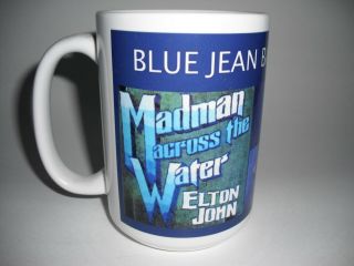 Elton John Madman Across The Water 1971 Djm Lp Album Cd Cover Ltd Ed Coffee Mug