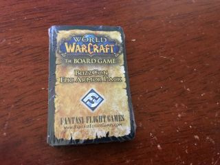 Rare World Of Warcraft The Board Game Blizzcon 2007 Promo Epic Armor Pack