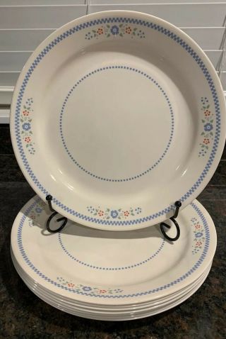 Set Of 8 Corelle (10 1/4”) Needlepoint Dinner Plate/plates