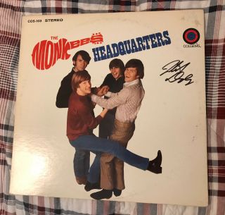 Micky Dolenz Signed The Monkees Headquarters Album Rare