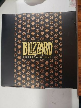 2018 Blizzard Employee Holiday Gift - Floating Lit Spinning Statue Usb Nib Rare