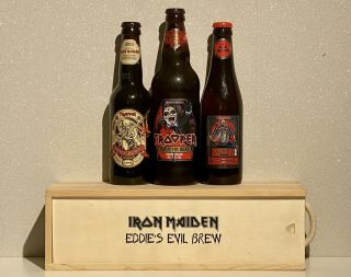 Iron Maiden: Robinsons ‘red ‘n Black Sun & Steel Trooper’ & ‘evil Brew’ Box Set