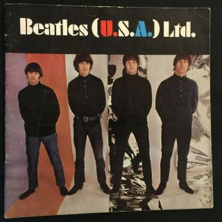 The Beatles Vintage 1966 U.  S.  A.  Ltd.  Concert Tour Program