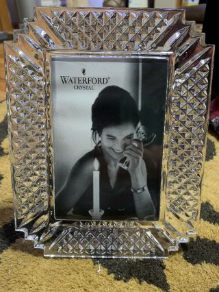 Waterford Crystal Portrait Picture Frame Fits 4x6 " Photos