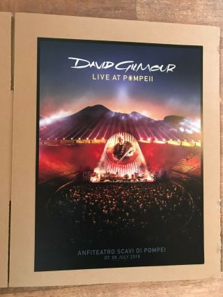 David Gilmour Live At Pompeii Official Poster /print 32 X 42cm 07.  08.  July 2016