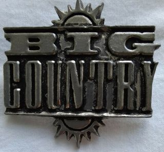 Big Country 1993 Official Metal Badge Post Punk Wave Rock Vintage Pin 90 