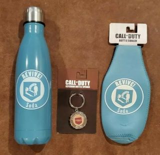 Call Of Duty Zombies Perk - A - Cola Revive Soda Metal Water Bottle,  Cooler,  Opener