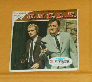 Vintage The Man From U.  N.  C.  L.  E.  Uncle View - Master Reels Packet With Booklet