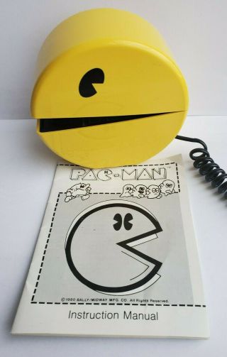 Vintage Pac Man Telephone Phone American Telecommunications Corp Bally Midway