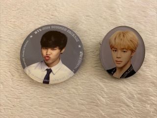 Bts Official Summer Package 2014 (rare) & The Wings Tour Jimin Pin Button