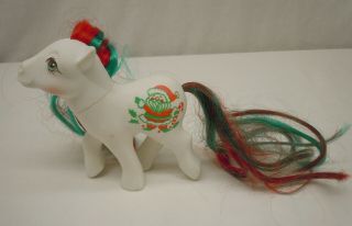 Vintage G1 Mlp My Little Pony Christmas Santa Claus Merry Treats 1984
