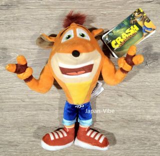 Crash Bandicoot 8 " Plush Doll Play By Play Activision European Exclusive