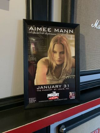 Rare Aimee Mann Poster - The Pageant 20th Anniversary Print