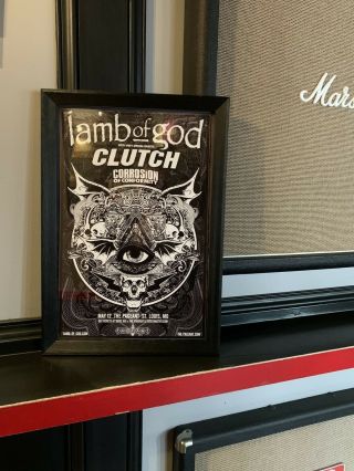 Rare Lamb Of God Poster - The Pageant 20th Anniversary Print