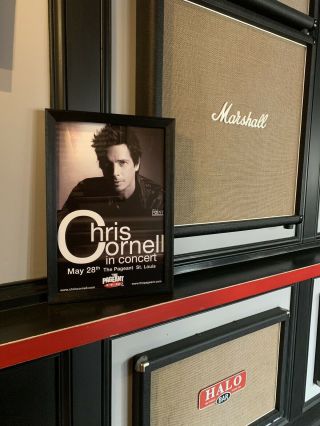 Rare Chris Cornell Poster - The Pageant 20th Anniversary Print