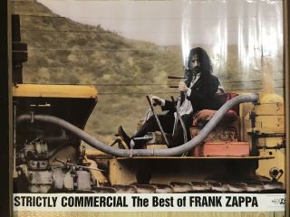 Frank Zappa 1995 Strictly Commercial The Best Of Promo Poster 24” X 18”