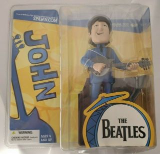 Vintage Beatles Cartoon Mcfarlane Toys John Action Figure