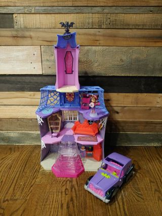 Disney Junior Vampirina Castle Mansion House Playset & Character Set With Car