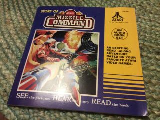 Story Of Atari Missile Command Audio Book Set Video Game Record Read Along