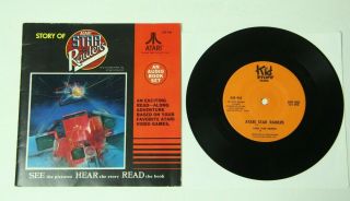 Story Of Atari Star Raiders Audio Book Set Video Game Record Read Along