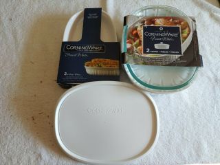 Corning Ware 5 Pc.  Oval French White Bakeware Casserole Set