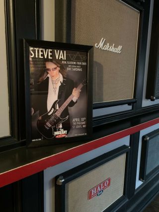 Rare Steve Vai Poster - The Pageant 20th Anniversary Print