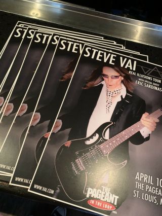 Rare Steve Vai Poster - The Pageant 20th Anniversary Print 2