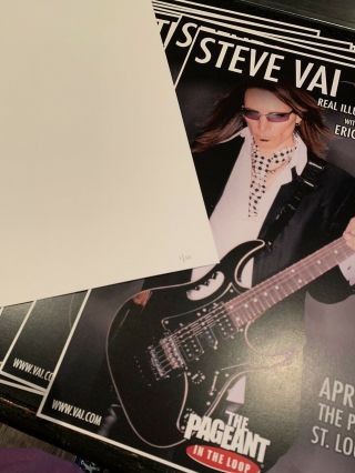 Rare Steve Vai Poster - The Pageant 20th Anniversary Print 3