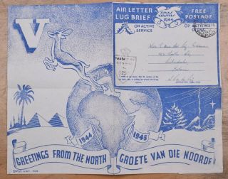 Mayfairstamps South Africa 1944 Christmas Censored Stationery Air Letter Wwi6260