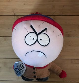 Vintage 90’s South Park Angry Stan Plush Stuffed Doll Comedy Central 1998 Rare