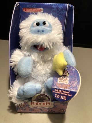 Rudolph The Red Nosed Reindeer Bumble Abominable Snowman Singing Plush Gemmy