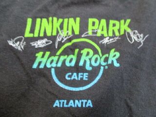 Linkin Park Sig Series 31 Hard Rock Cafe Atlanta (med) Shirt Chester Bennington