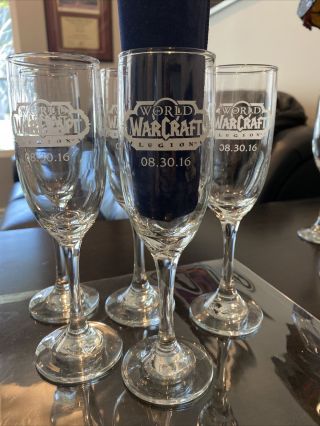 Blizzard Employee Only Gift: LEGION - 08/30/16 - RELEASE PARTY CHAMPAGNE FLUTE 2