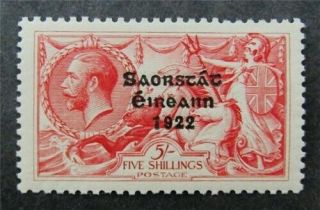 Nystamps British Ireland Stamp 57 Og H $105 D25y1368