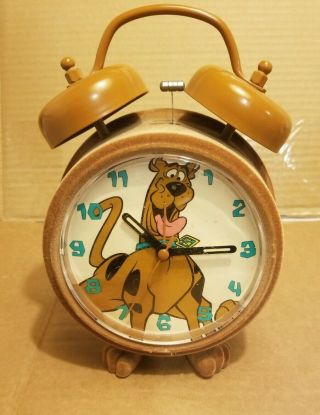 Vintage Scooby Doo Hannah Barbara Alarm Clock Tabletop Bedroom Playroom