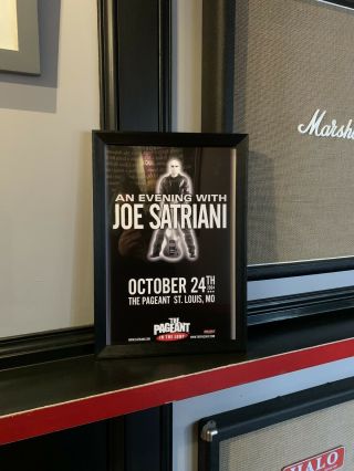 Rare Joe Satriani Poster - The Pageant 20th Anniversary Print