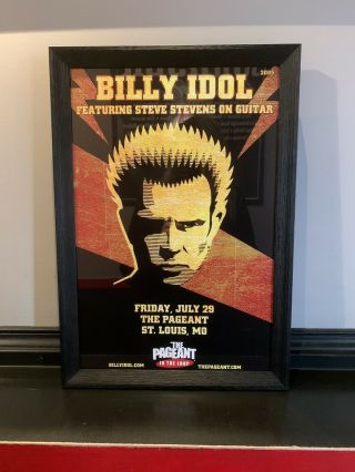 Rare Billy Idol Poster - The Pageant 20th Anniversary Print