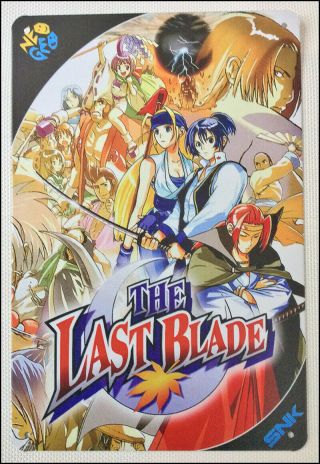 The Last Blade - Rare Metal Wall Tin Sign Arcade Game Poster Snk Neo Geo Neogeo