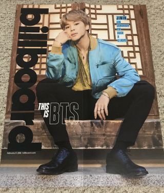 Rare Authentic Bts Billboard Poster Limited Edition Jimin And V / Taehyung