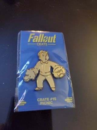 Fallout “picnic " Perk Pin Crate 15 Lootcrate Gaming Exclusive