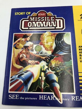 Story of Atari Missile Command 45 Record & Read Along Book 1982 Vintage Story 2