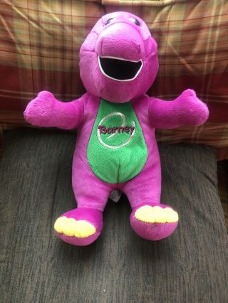 2000 Playskool Barney Talking Singing Plush Doll