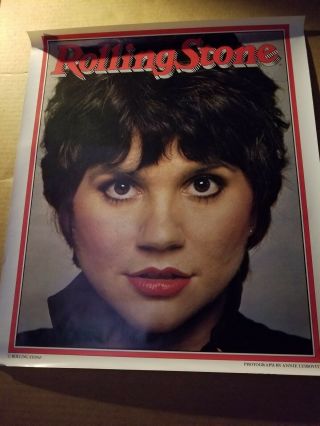 Linda Ronstadt Rare Rolling Stone Cover Poster.