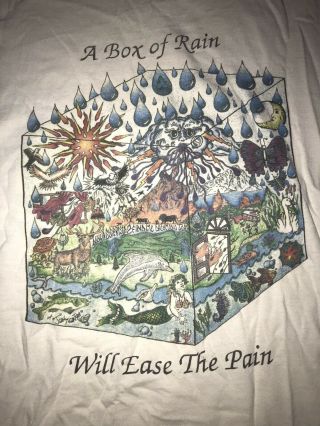 Grateful Dead Box Of Rain T - Shirt Xl 2002 Rare