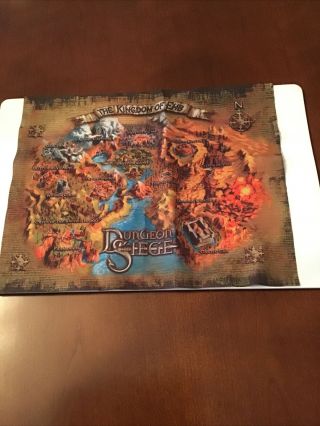 Dungeon Siege The Kingdom Of Ehb Promotional Cloth Map