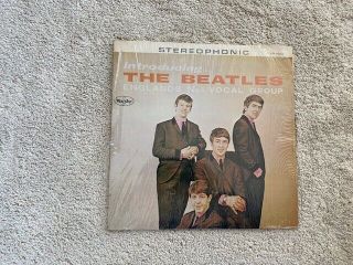 Vintage 1964 Vinyl Lp Record Introducing The Beatles Vee Jay Records